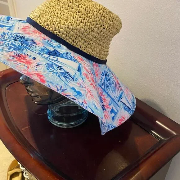 NWT Merit Beauty Blue Baseball Cap with Embroidered \